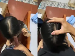 Xin má qua nhà bạn học thêm, học sinh nữ c3 bị anh yêu xả sữa đặc vào mồm